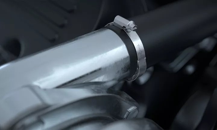 Torro in car engine pipe