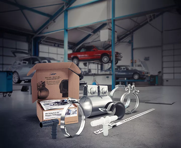 NORMA Automotive Aftermarket Musterbox Collage