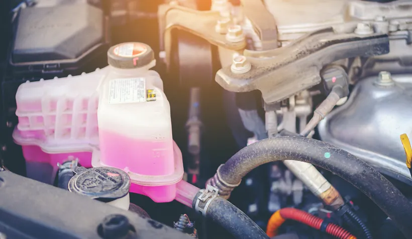 picture of a cooling system in a car
